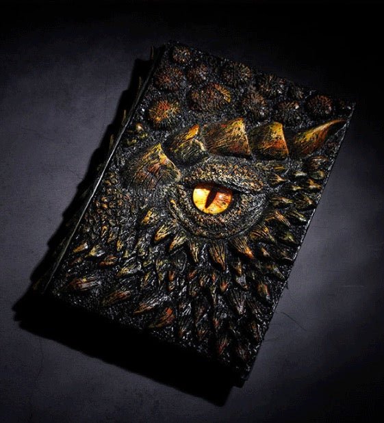 Dragons Eye Notebook in Warm Grey Leather, Dragons orders Passport Sized Book, Refillable Dragon Eye Notebook, Green Dragon Eye Leather Journal