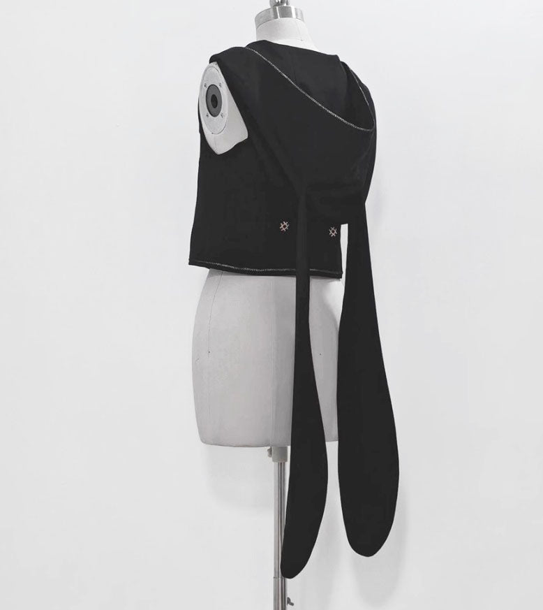 PrincessChronicles] 暗黒皇子のフードマントとラビットベストの