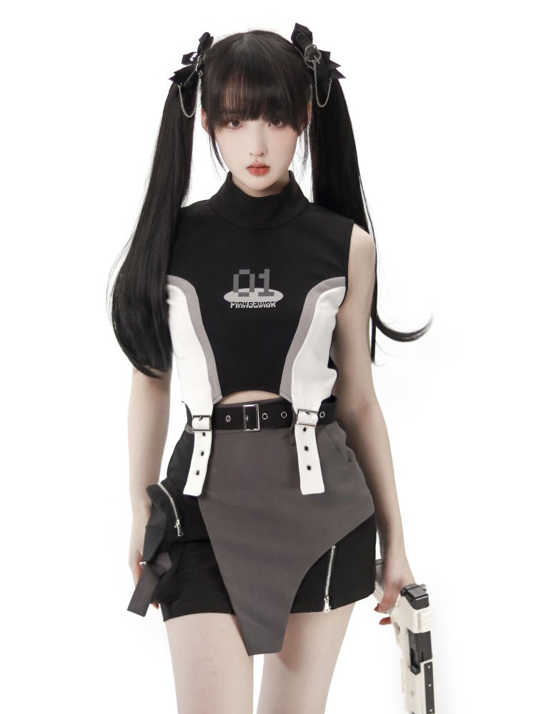 Subculture cyber system Cyber style set with a dignified appearance ...
