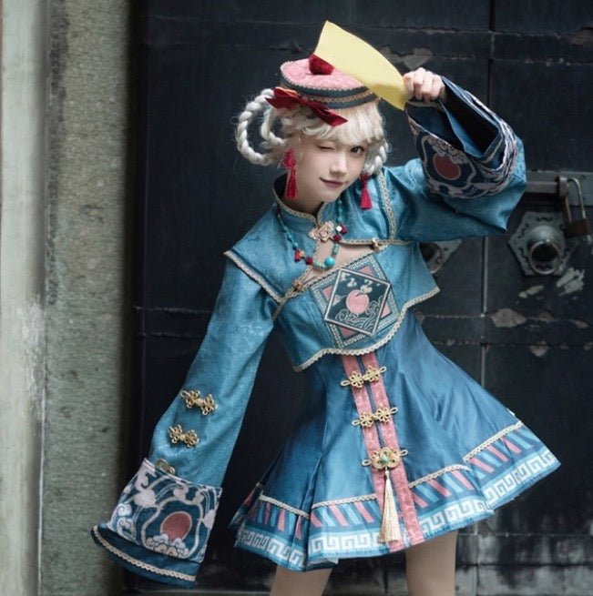 chinese zombie jiangshi dress and bill hat – grimoire
