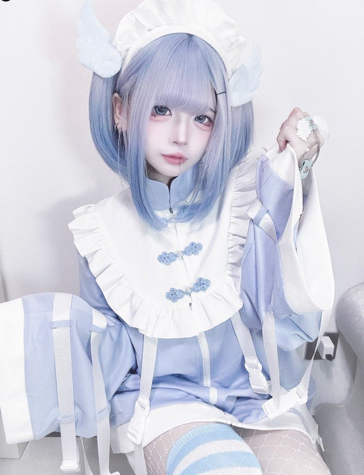 【天使界隈👼】エンジェルボーダーハイソックス