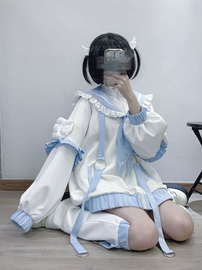 天使界隈 水色界隈 セーラー天使の水色ジャージセット – 個性的な 天使界隈 水色界隈 セーラー天使の水色ジャージセット – 個性的な
