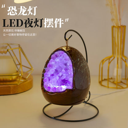 Mysterious stone lamp quartz light Natural stone power stone